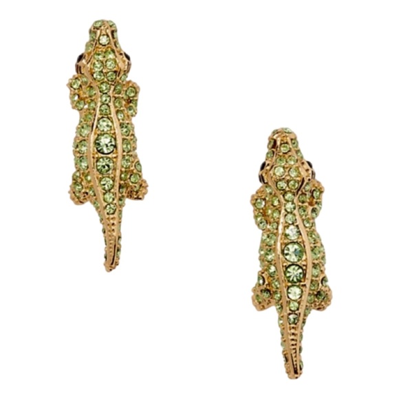 kate spade Jewelry - KATE SPADE • Swamped Alligator Earrings